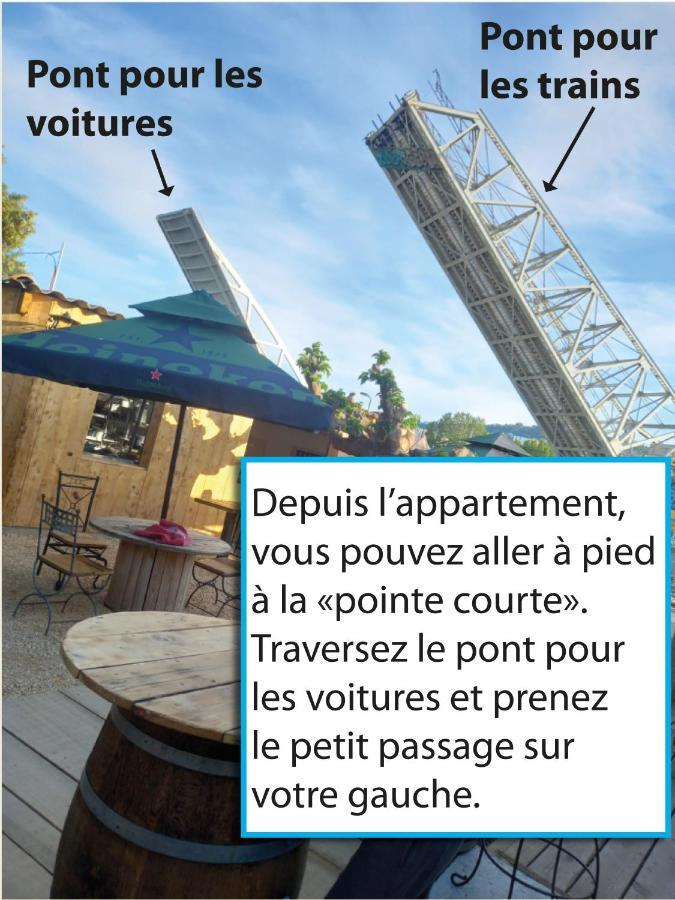 세테 + Jardin Au Calme Avec Bbq + Cellier + Garage 아파트 외부 사진
